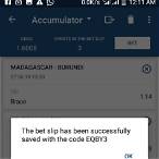 1xbet bet slip code for today